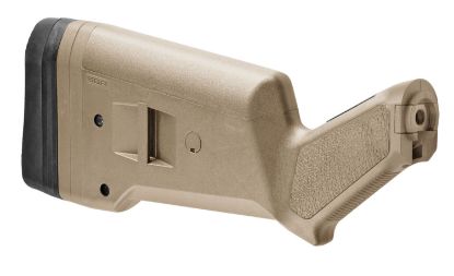 Picture of Magpul Mag490-Fde Sga Shotgun Stock Fixed Flat Dark Earth Synthetic For Mossberg 500, 590, 590A1 12 Ga 