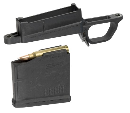 Picture of Magpul Mag569-Blk Bolt Action Mag Well Hunter 700L Stock Made Of Polymer W/ Black Finish Includes Pmag5 Ac Magazine 