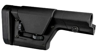 Picture of Magpul Mag672-Blk Prs Gen3 Precision Stock Black Synthetic Fixed Adjustable Comb Fits Ar-15/M16/M4 