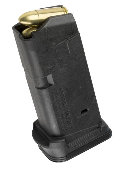 Picture of Magpul Mag674-Blk Pmag Gl9 12Rd 9Mm Luger Compatible W/Glock 26 Black Polymer 