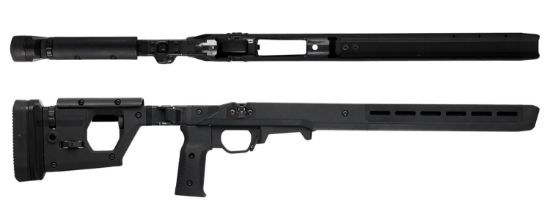 Picture of Magpul Mag802-Blk Pro 700 Stock Folding Black Synthetic For Remington 700 Sa 