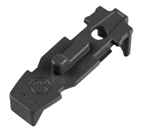 Picture of Magpul Mag803-Blk Tactile Lock-Plate Type 1 Made Of Polymer W/ Black Finish & 1/8" Single Ridge For Pmag 10/20/30 Ar/M4 Gen M3/300 B Gen M3 Floor Plates/5 Per Pack 