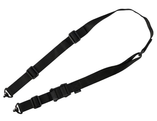 Picture of Magpul Mag939-Blk Ms1 Qdm Sling Made Of Nylon Webbing With Black Finish, Adjustable Two-Point Design & Swivel For Rifles 