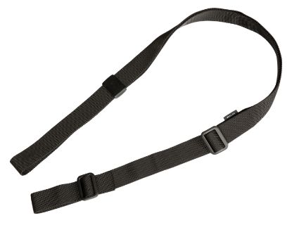 Picture of Magpul Mag1004-Blk Rls Sling Made Of Nylon Webbing With Black Finish & Adjustable Design For Rifles 