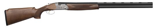 Picture of Beretta Usa J686fj8v 686 Vittoria Silver Pigeon I 12 Gauge 3" 2Rd 28" Blued Barrel, Nickel Engraved Metal & Walnut Stock (Compact) 