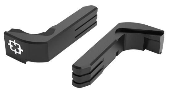 Picture of Cross Armory Crgmcbk Mag Catch Extended Compatible W/Glock Gen1-3/P80 Black Anodized Aluminum 