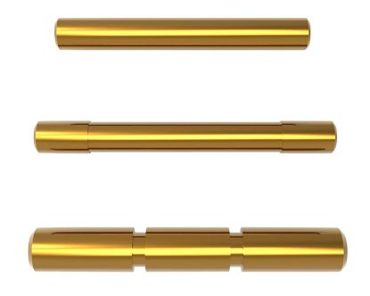 Picture of Cross Armory Crgpsgd 3 Pin Set Compatible W/Glock Gen1-3 Gold Steel 