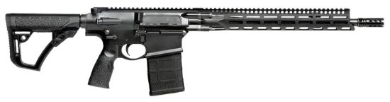 Picture of Daniel Defense 0215707258047 Dd5 V3 7.62X51mm Nato 16" 20+1 Black Hard Coat Anodized Black Phosphate 6 Position W/Softtouch Overmolding Stock Black Polymer Grip 