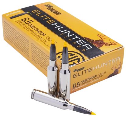 Picture of Sig Sauer E65cmth120 Elite Hunter Tipped 6.5 Creedmoor 130 Gr Controlled Expansion Tip 20 Per Box/ 10 Case 