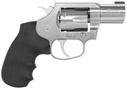 Picture of Colt Mfg Kcobrasb2bbs King Cobra Carry 357 Mag 6 Shot 2" Da/Sa Brushed Stainless Steel Barrel, Cylinder & Frame, Black Hogue Rubber W/Finger Grooves Grip 