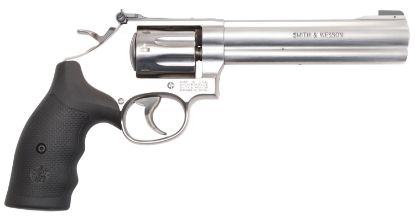 Picture of Smith & Wesson 12460 Model 648 22 Wmr Stainless Steel 6" Full Underlug Barrel, 8Rd Cylinder & K-Frame, Synthetic Grip, Internal Lock 