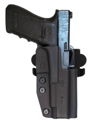 Picture of Comp-Tac C241gl064rbkn International Owb Black Kydex Belt Loop/Paddle Fits Glock 41 Right Hand 