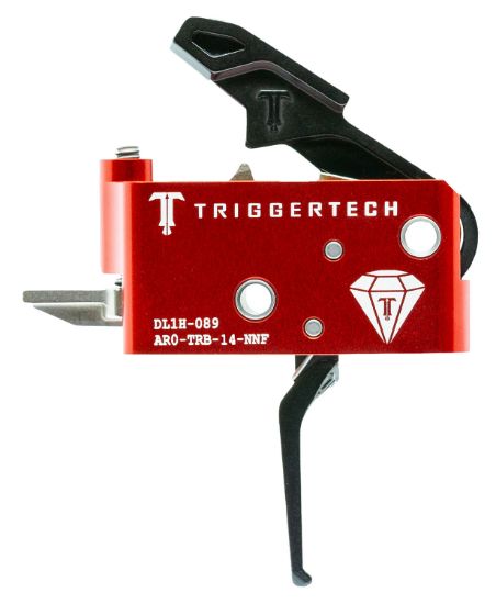 Picture of Triggertech Arotrb14nnf Diamond Two-Stage Flat Trigger With 1.50-4 Lbs Draw Weight For Ar-15 Right 