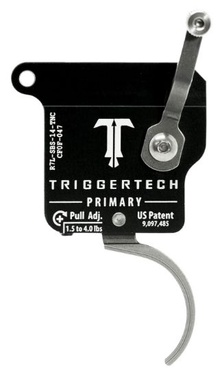 Picture of Triggertech R7lsbs14tnc Primary Without Bolt Release Single-Stage Traditional Curved Trigger With 1.50-4 Lbs Draw Weight For Remington 700 Left 