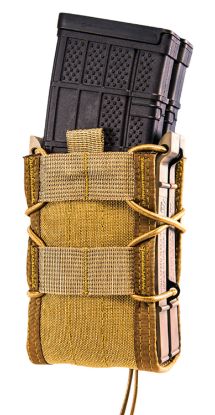 Picture of High Speed Gear 112R00cb Taco X2r Mag Pouch Double Coyote Brown Nylon Molle Compatible W/ Rifle 