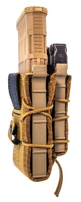 Picture of High Speed Gear 13Dd10cb Taco Double Decker Mag Pouch Coyote Brown Nylon Belt Belts 2.25" Wide Compatible W/ Rifle Compatible W/ Pistol 