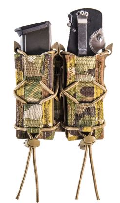 Picture of High Speed Gear 13Pt12mc Taco Mag Pouch Double Multicam Nylon Belt Compatible W/ Pistol 