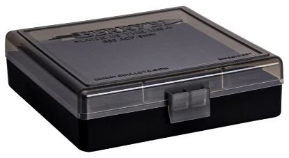Picture of Berry's 41236 Ammo Box 380 Acp/9Mm Luger Smoke Lid W/Black Bottom 100Rd 