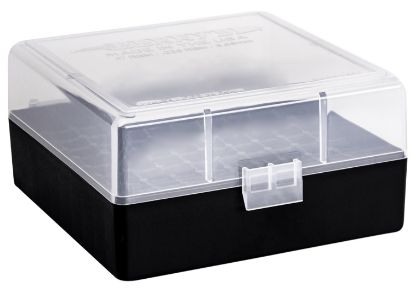 Picture of Berry's 03856 Ammo Box 223 Rem/5.56X45mm Nato Clear/Black Polypropylene 100Rd 