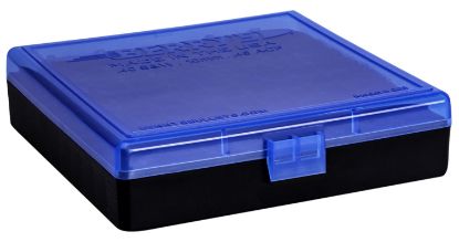 Picture of Berry's 67789 Ammo Box 40 S&W/45 Acp Blue/Black Polypropylene 100Rd 