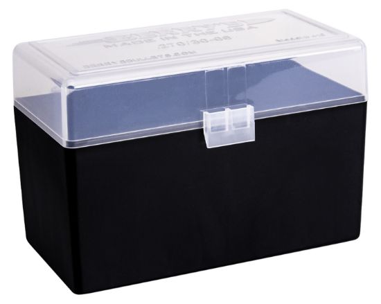 Picture of Berry's 91023 Ammo Box 270 Win/30-06 Springfield Clear/Black Polypropylene 50Rd 