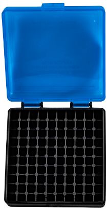 Picture of Berry's 83500 Ammo Box 22 Lr Blue/Black Polypropylene 100Rd 