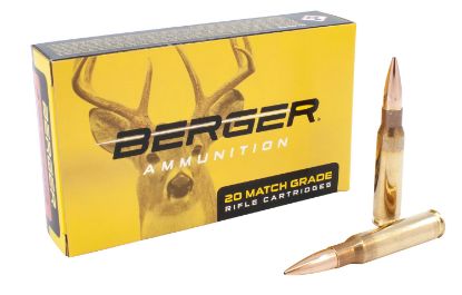 Picture of Berger Bullets 60040 Classic Hunter 308 Win 168 Gr Hybrid Boat Tail 20 Per Box/ 10 Case 