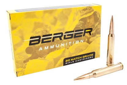 Picture of Berger Bullets 70100 Classic Hunter Subsonic 300 Win Mag 215 Gr Hybrid Boat Tail 20 Per Box/ 10 Case 