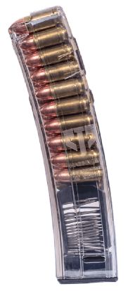 Picture of Ets Group Hkmp520 Rifle Mags 20Rd 9Mm Luger For H&K Mp5/Sp5k/Mp5k/94/Sp89 Clear Detachable 