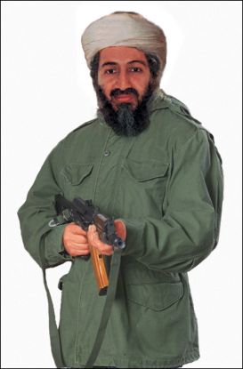 Picture of Action Target 1Rt100 Military Terrorist Photo Osama Bin Laden Heavy Paper Hanging 24" X 38" Multi-Color 100 Per Box 