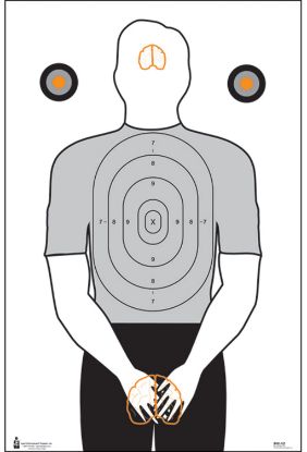 Picture of Action Target Pic12100 Entertainment Politically Incorrect Silhouette Paper Hanging 23" X 35" Black/Gray/White 100 Per Box 