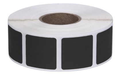 Picture of Action Target Pastbk Pasters Black Adhesive Paper 7/8" 1000 Per Roll 
