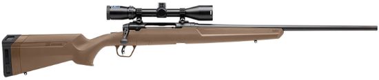 Picture of Savage Arms 57175 Axis Ii Xp 6.5 Creedmoor 4+1 22", Matte Black Barrel/Rec, Flat Dark Earth Synthetic Stock, Includes Bushnell Banner 3-9X40mm Scope 