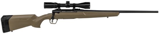 Picture of Savage Arms 57176 Axis Ii Xp 30-06 Springfield 4+1 22", Matte Black Barrel/Rec, Flat Dark Earth Synthetic Stock, Includes Bushnell Banner 3-9X40mm Scope 