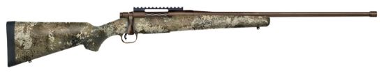 Picture of Mossberg 28091 Patriot Predator 6.5 Prc 4+1 24" Patriot Brown Cerakote 4.49" Fluted Barrel Patriot Brown Cerakote Steel Truetimber Strata Right Hand 