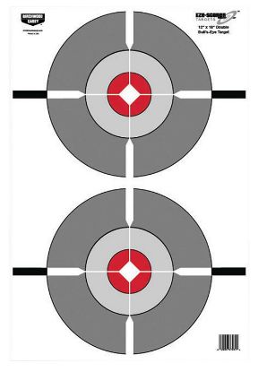 Picture of Birchwood Casey 37061 Eze-Scorer Bullseye Paper Target 12" X 18" 100 Per Pack 