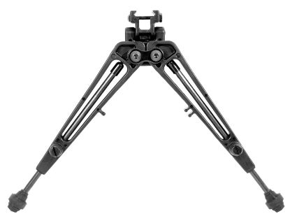 Picture of Limbsaver 12601 True-Track Bipod Made Of Durable Isoplast With Black Finish, Rubber Feet, Sling Stud Attachment, 7-11" Vertical Adjustment & Leg-Lock System 