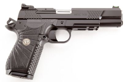 Picture of Wilson Combat Edcxlpr9 1911 Edc X9l 9Mm Luger 5" 15+1 Black Armor-Tuff Black G10 Starburst Grip Accessory Rail 