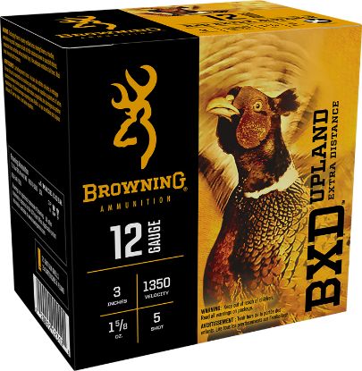 Picture of Browning Ammo B193511235 Bxd Upland 12 Gauge 3" 1 5/8 Oz 5 Shot 25 Per Box/ 10 Case 