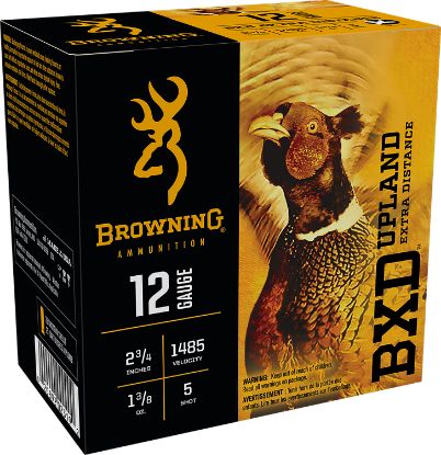 Picture of Browning Ammo B193511225 Bxd Upland 12 Gauge 2.75" 1 3/8 Oz 5 Shot 25 Per Box/ 10 Case 