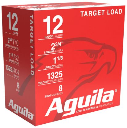 Picture of Aguila 1Chb1248 Sporting Clays High Velocity 12Gauge 2.75" 1 1/8Oz 8Shot 25 Per Box/10 Case 