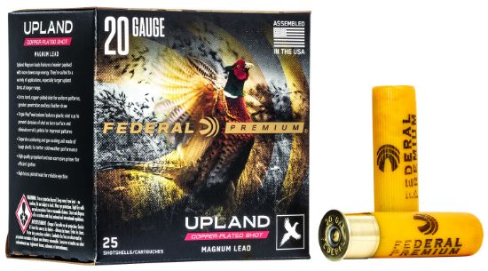 Picture of Federal P2585 Premium Wing-Shok Magnum 20 Gauge 3" 1 1/4 Oz 5 Shot 25 Per Box/ 10 Case 