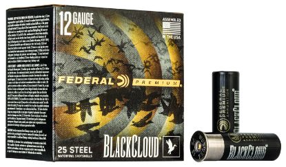 Picture of Federal Pwbx1422 Black Cloud Fs 12 Gauge 3" 1 1/4 Oz 2 Shot 25 Per Box/ 10 Case 