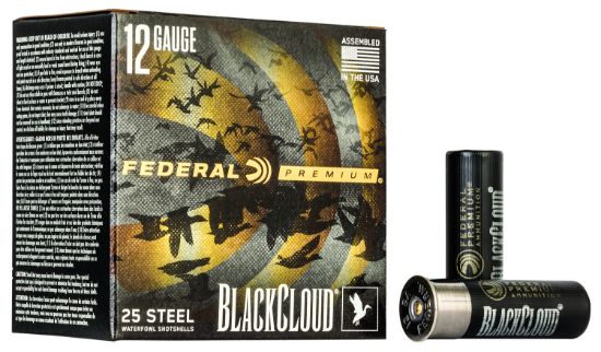 Picture of Federal Pwbx1422 Black Cloud Fs 12 Gauge 3" 1 1/4 Oz 2 Shot 25 Per Box/ 10 Case 