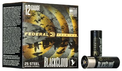 Picture of Federal Pwbx1424 Black Cloud Fs 12 Gauge 3" 1 1/4 Oz 4 Shot 25 Per Box/ 10 Case 