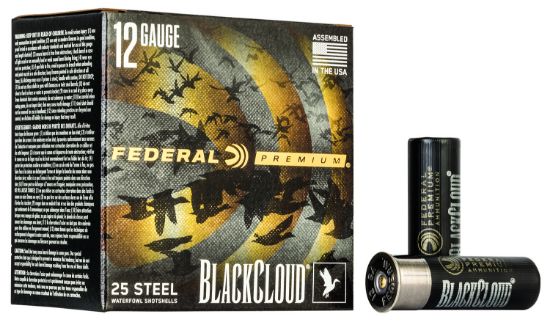 Picture of Federal Pwbx1424 Black Cloud Fs 12 Gauge 3" 1 1/4 Oz 4 Shot 25 Per Box/ 10 Case 