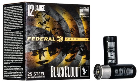 Picture of Federal Pwbx1472 Black Cloud Fs 12 Gauge 2.75" 1 1/8 Oz 2 Shot 25 Per Box/ 10 Cs 