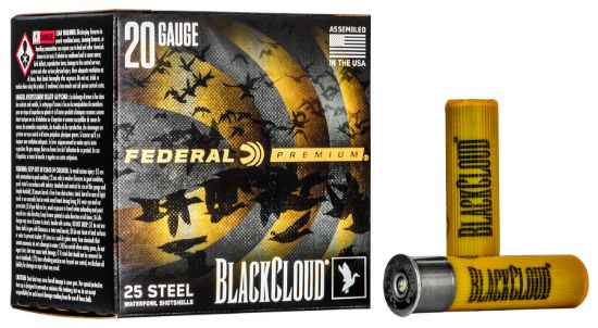 Picture of Federal Pwbx2092 Black Cloud Fs 20 Gauge 3" 1 Oz 2 Shot 25 Per Box/ 10 Case 