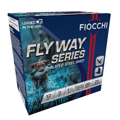 Picture of Fiocchi 123Stbb Flyway 12 Gauge 3" 1 1/8 Oz Bb Shot 25 Per Box/ 10 Case 