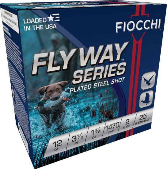 Picture of Fiocchi 1235St2 Flyway 12 Gauge 3.50" 1 3/8 Oz 2 Shot 25 Per Box/ 10 Case 